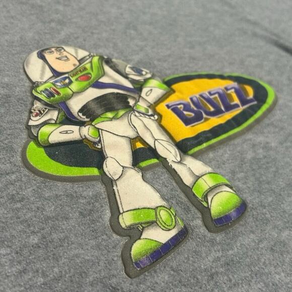 Buzz Lightyear Vintage 3D Felt Fleece Sweater Crewneck - Picture 3 of 6